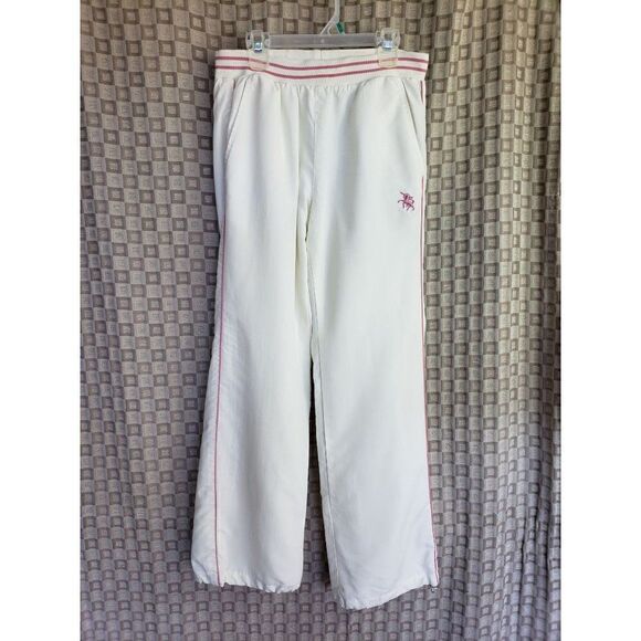 Women's White Track Sweatpants Joggers Activewear Small NWOT - Picture 2 of 6